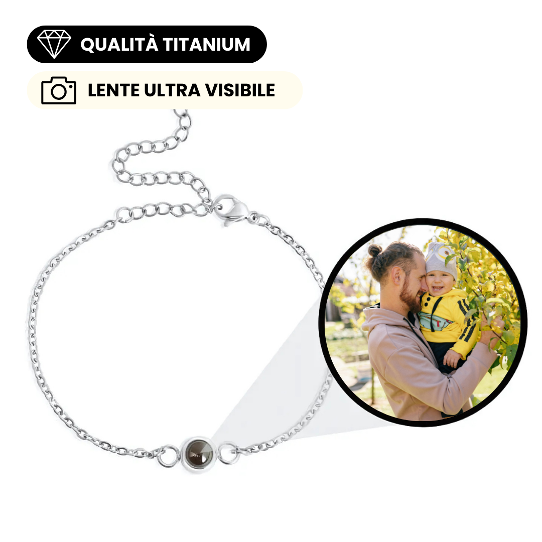 Bracciale Titanium con Foto Personalizzata